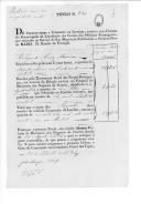 Títulos de crédito passados pela Comissão Encarregada da Liquidação das Contas dos Oficiais Estrangeiros, que estiveram ao serviço de D. Maria II, e de praças da Brigada Real da Marinha.