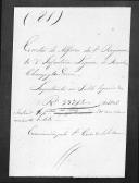 Processo de liquidação de contas do alferes Champglein Jerome que serviu no 1º Regimento de Infantaria Ligeira da Rainha.