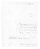 Correspondência de Sebastião Coutinho de Santana para Sebastião José de Mira sobre guias para efectuar pagamentos pelo cofre e vencimentos.