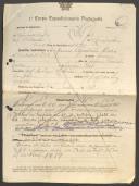 Manuel Agostinho Coelho - Soldado - 9ª. Compª. Regimento de Infantaria nº. 11
