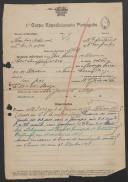 José Ferreira de Oliveira - Soldado - 6ª. Compª. R.I. 8
