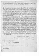 Proclamação do arcediago João Joaquim Fernandes da Silva, governador interino do arcebispado de Braga, instruindo todos os párocos que em face da protecção e respeito manisfestado na Carta Constitucional para com a santa religião, deêm na colecta o nome da Rainha e de D. Pedro.