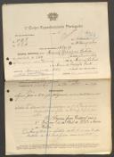 Manuel Rodrigues Estrela - Soldado - 11ª. Compª. Regimento de Infantaria nº. 4