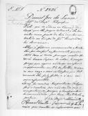 Correspondência de várias entidades para José Lúcio Travassos Valdez, ajudante general do Exército, sobre o envio de requerimentos (letra D).