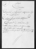 Processo da liquidação das contas do capitão Chevally Joseph Victor Theophile que serviu no 1º Regimento de Infantaria Ligeira da Rainha.