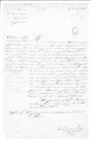 Correspondência de Manuel de Sousa Ramos, do Real Corpo de Engenheiros, para o conde de Saldanha sobre a triângulação geodésica do reino de Portugal. 
