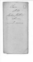 Processo do requerimento de William Hobson, peleiro do Regimento de Lanceiros da Rainha.