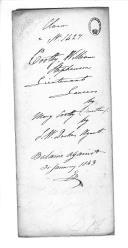 Processo sobre o requerimento de Mary Crotly, mãe de William Stephenson Crotly, soldado do Regimento de Lanceiros da Rainha.