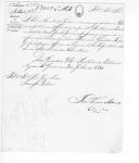 Correspondência de José Ferreira Sarmento, do Ministério da Guerra, e de Tomás de Magalhães Coutinho para José Lúcio Travassos Valdez, ajudante general do Exército, sobre pagamento de vencimentos dos oficiais do Regimento de Infantaria 10, remetendo relação dos oficiais que não receberam os seus soldos por não terem assento na Contadoria Fiscal das Tropas.