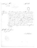 Ofício de remessa da 5ª Divisão Militar, assinado pelo visconde de Bóbeda, para Luís Inácio de Gouveia, do Ministério da Guerra, de relação dos oficiais suspeitos de terem sido chefes da revolta que teve lugar naquela Divisão.