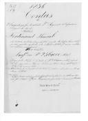 Processo de liquidação de contas de vários militares, pertencentes ao extinto 2º Regimento de Infantaria Ligeira da Rainha D. Maria II, e unidos ao Depósito Militar do castelo de São Jorge, relações e títulos de crédito emitidos pela Comissão da Liquidação das Contas dos Oficiais Estrangeiros para o ditos militares confirmando o pagamento de vencimentos.