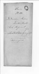 Processo do requerimento do tenente James Donovan, quartel-mestre do Regimento de Irlandeses.