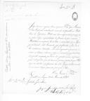 Correspondência de Joaquim José Groot da Silva Pombo para Agostinho José Freire sobre aquartelamento do Batalhão de infantaria 20 no convento dos Capuchos em Angra e intendência.