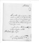 Correspondência do brigadeiro Joaquim José Maria de Sousa Tavares, comandante do Regimento de Voluntários Realistas Urbanos, para Filipe Neri Gorjão sobre requisições de bandeiras, munições, armas, transportes, uniformes e forragens.