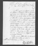 Correspondência de Francisco José Pereira para o duque da Terceira sobre relações da Comissão de Liquidação da Dívida dos Militares e Empregados Civis do Exército, que serviram no Exército Libertador, criada pelo decreto de 23 de Junho de 1834.