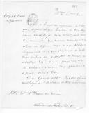 Correspondência entre o Ministério da Guerra e o visconde da Fonte Nova, do Corpo do Exército em Operações e os comandantes das Divisões Militares sobre praças de pré apresentadas antes da submissão de Almeida e seus destinos, durante a revolta de Torres Novas e cerco de Almeida.