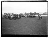 "Exercícios no hipódromo."