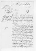 Ofício de José Bento de Sousa Fava, do Arsenal das Obras Militares, para o Ministério da Guerra informando sobre a conduta do caserneiro de Peniche.