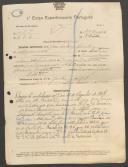 José da Cruz Simão - Soldado - Regimento de Infantaria nº 4