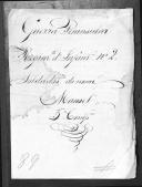 Processos sobre cédulas de crédito do pagamento das praças do Regimento de Infantaria 2, durante a Guerra Peninsular (letra M).
