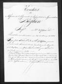 Processo de liquidação de contas do alferes Beghin que serviu no 1º Regimento de Infantaria Ligeira da Rainha.
