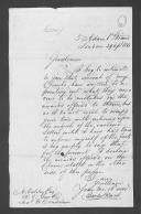 Correspondência de Charles Black, solicitador, para H. C. Sirr e A. Valdez, da Comissão Mista Anglo-Portuguesa, sobre reclamações de militares britânicos e relações de listas nominais de indivíduos sem resposta aos requerimentos de pagamento de vencimentos em atraso.