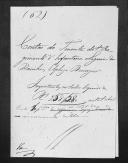Processo de liquidação de contas do tenente Elphege Duvergier que serviu no 1º Regimento de Infantaria Ligeira da Rainha.