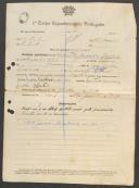 Sebastião Gonçalves Pacheco - Soldado - Regimento de Infantaria nº 4