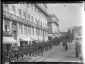 "Escola de Guerra: desfile até Belém."