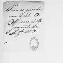 Correspondência da 7ª Divisão Militar para o visconde de Sá da Bandeira, secretário de Estado dos Negócios da Guerra, sobre a não inclusão no Regimento de Infantaria 2 do tenente João de Sousa e do alferes Joaquim José de Santa Clara.