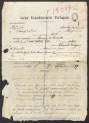 Américo de Carvalho - Soldado - 3ª. Compª. R.I. 18
