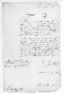 Carta do Bispo Inquisidor Geral para D.Miguel Pereira Forjaz, ministro da Guerra, sobre uma carta de Luís Alvares da Cunha, agradecendo, também, o apoio aos seus negócios.