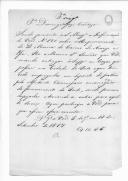 Ofícios (minutas) de D. Miguel Pereira Forjaz, secretário de Estado dos Negócios da Guerra, para Domingos José Cardoso, comissário-em-chefe, sobre requerimentos e petições, relativo a pagamentos, devoluções e rações, entre outros. 