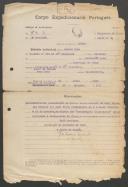 Manuel Luís - Soldado - 12ª. Compª. Regimento de Infantaria nº. 4