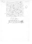 Ofício (cópia) de António Tavares Maggessi, general da província da Beira Baixa, para o major Francisco António Melquiades da Silva sobre Regimento de Cavalaria do Fundão que marchou para a vila do Louriçal