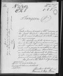 Processo do marinheiro inglês Joseph Thompson acusado de aliciar outros soldados à deserção para o inimigo e levado a Conselho de Guerra.