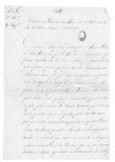 Circular (minuta) do conde de Barbacena para os generais das províncias da Corte, do Minho, da Beira Baixa e do Alentejo sobre sentenciados.