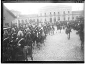"Cavalaria na estação de Campanhâ."