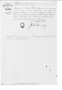 Parecer do Ministério da Guerra sobre requerimento de Manuel da Mota Madeira para beneficiar da Carta de Lei de 11 de Abril de 1877, referente à reforma de praças do Exército Libertador que desembarcou nas praias do Mindelo.