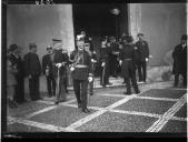 "Escola de Guerra. Visita do Chefe do Estado."