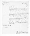 Correspondência do Governo Militar do Douro para José Atanásio de Miranda sobre pedido aos oficiais para assistirem a um "Te Deum" na capela da Lapa, embarcações, preso, prisões militares da Casa Pia, deserções, dispensas de serviço e transferências de pessoal.