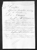 Processo de liquidação de contas do alferes Adolphe Nunes que serviu no Batalhão de Voluntários Franceses de Peniche.