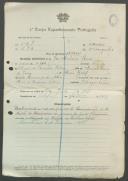 José Madeira Soares - Soldado - 11ª. Compª. Regimento de Infantaria nº. 4