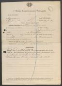 Francisco de Sousa Melo - Soldado - 12ª. Compª. Regimento de Infantaria nº. 4