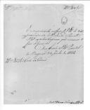 Ofício de João Vieira Tovar de Albuquerque para o conde de Subserra a enviar as ordens originais assinadas pelo tenente-general Manuel de Brito Mouzinho para o Regimento de Infantaria 24 sobre disciplina.