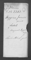 Processo sobre o requerimento de Margeret Higgins, mãe de  James Higgins, soldado do Regimento de Fuzileiros Escoceses.