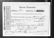 Cédulas de crédito sobre o pagamento das praças do Regimento de Infantaria 14, durante a época do Porto na Guerra Peninsular (letras B, C e D).