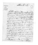 Ofício do tenente-coronel Francisco Xavier Ferreira para António Inácio Caiola sobre a guia de passagem para a 1ª Companhia de Veteranos da Província do Douro, dada ao soldado José Fernandes da 1ª Companhia do 2º Batalhão do Regimento de Caçadores 4, por ser considerado incapaz de serviço pela Junta de Saúde.