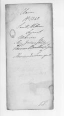 Processo de requerimento de Mary Gaines, irmã do sargento William Smith que serviu na Marinha a bordo do navio Dom Pedro, de compensação financeira.