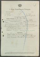 José Lopes Palma - Soldado - 11ª. Compª. Regimento de Infantaria nº. 4